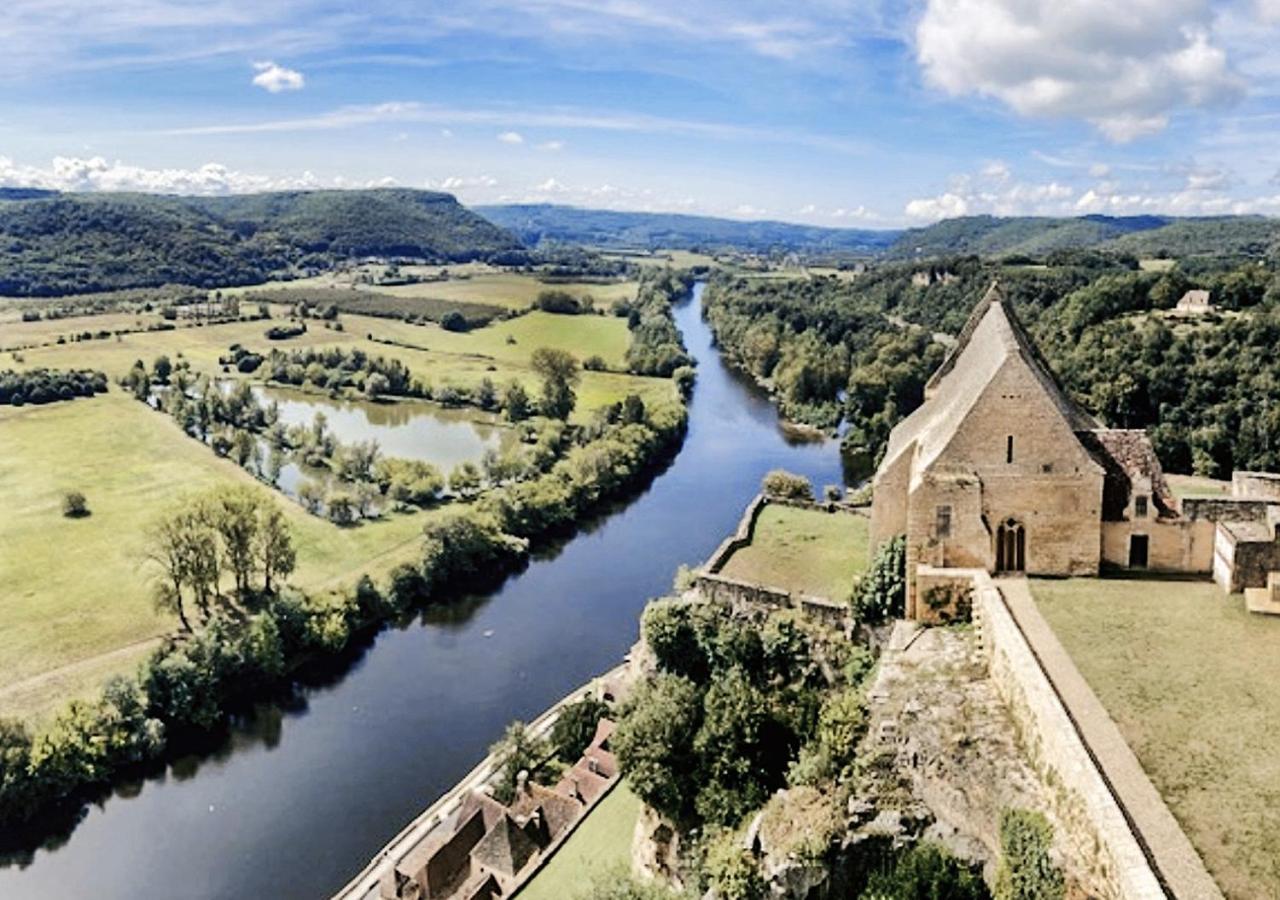 Au Coeur De Beynac, Une Maison De Caractere Avec Jardin Terrasse エクステリア 写真